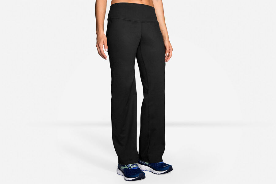 Brooks Women's Venture Pant Bottoms Black ( NEBFU2501 )